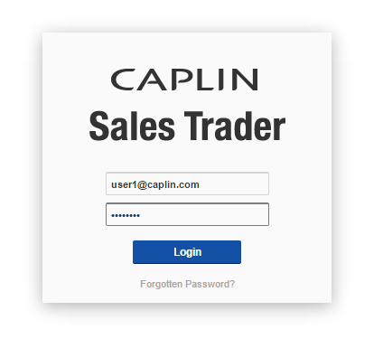 login page salestrader